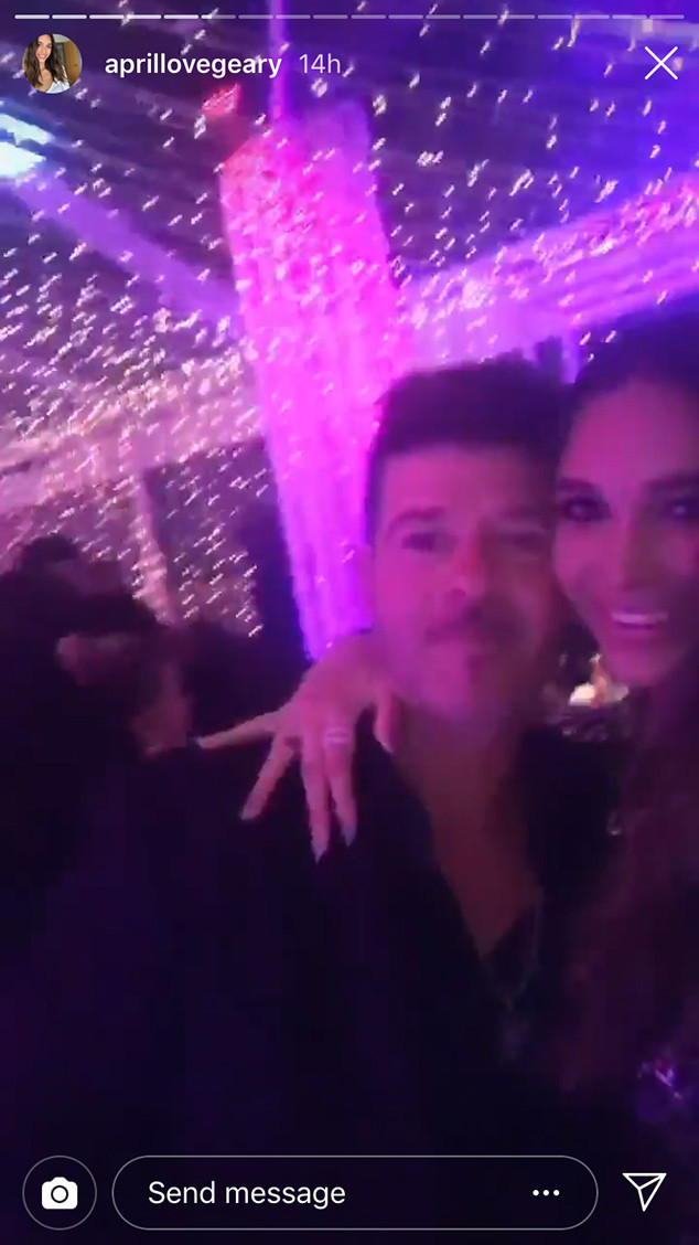 April Love Geary, Robin Thicke